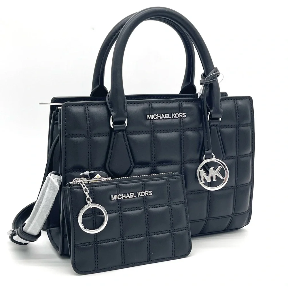 Michael Kors Sheila Small Satchel Crossbody Bag & Coinpouch w/ID